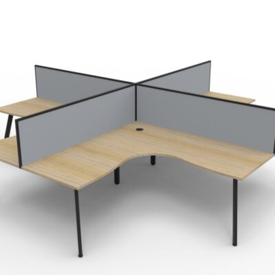 RL Eternity 4 People Corner Workstation