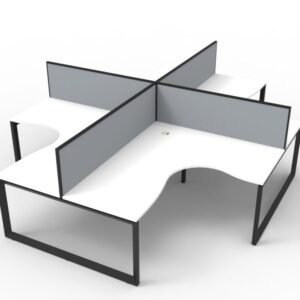 RL Loop 4 People Corner Workstation