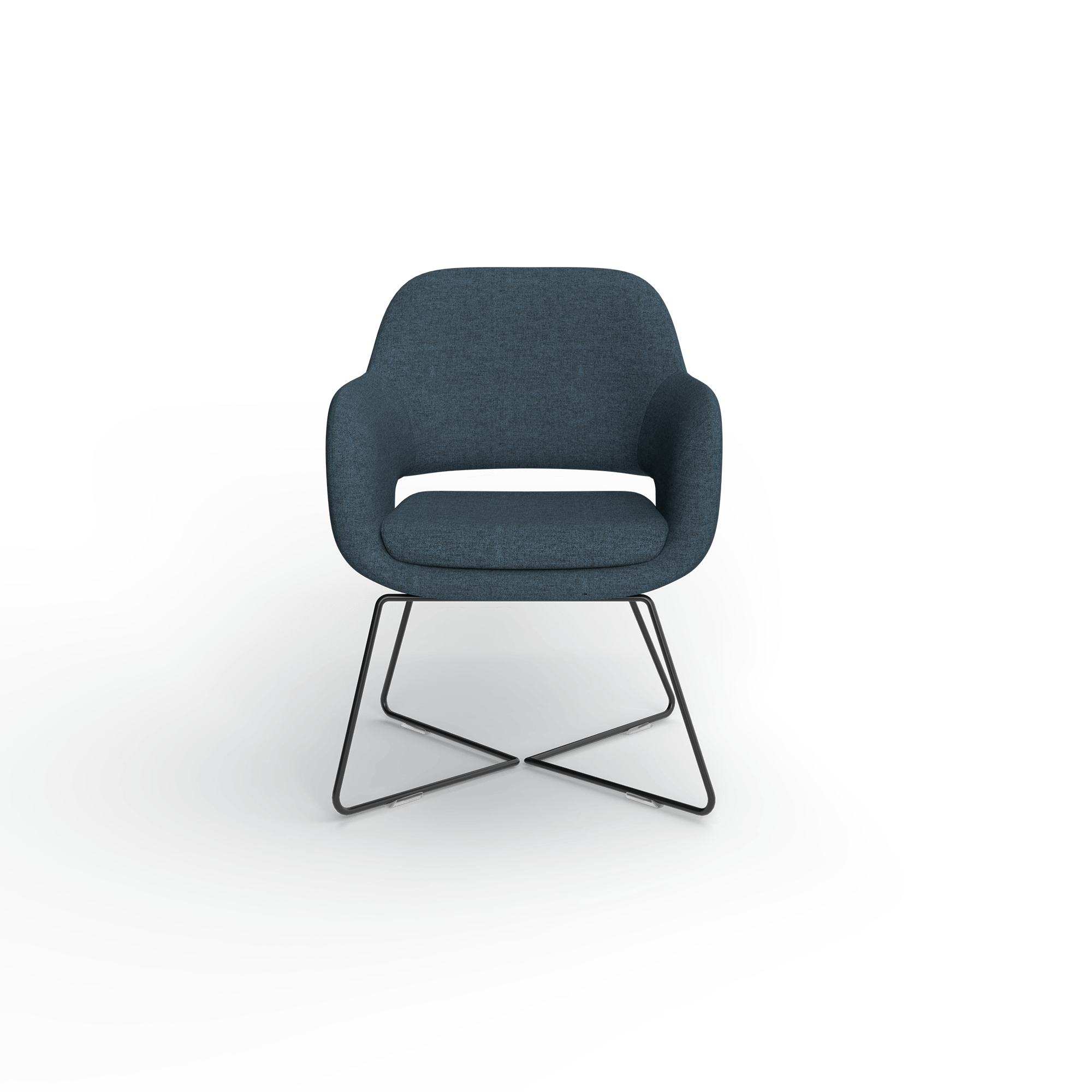 Elaro-Arm-Chair-Metal-BaseSteelblue-Front-View.png